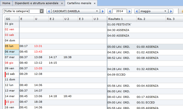 timesheet